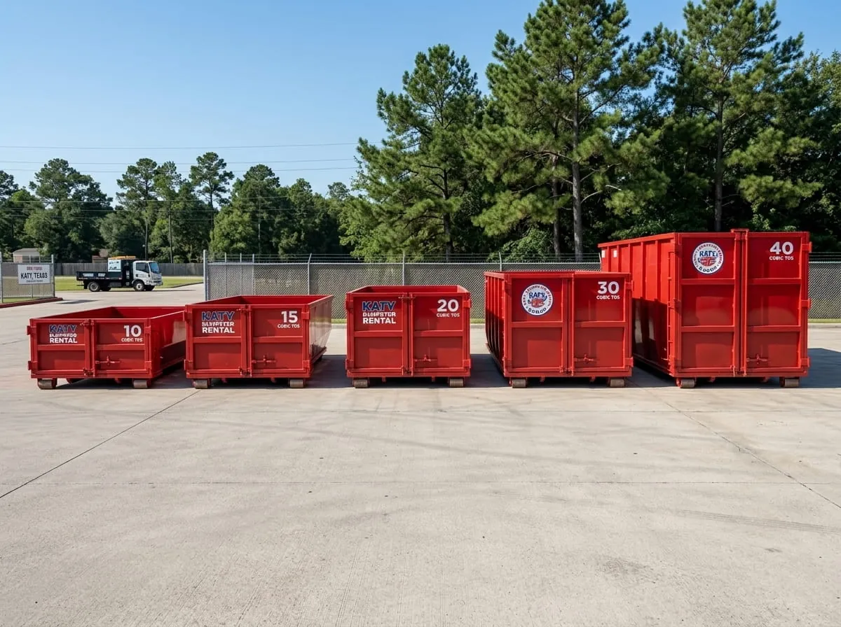 Katy Dumpster Rental Group roll-off truck on a delivery run across Harris, Fort Bend and Waller Counties, TX Katy Dumpster Rental Group roll-off truck on a delivery run across Harris, Fort Bend and Waller Counties, TX